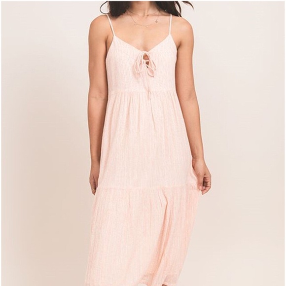 Midi “Others Follow” Peach Spaghetti strap M Dress - Picture 10 of 12